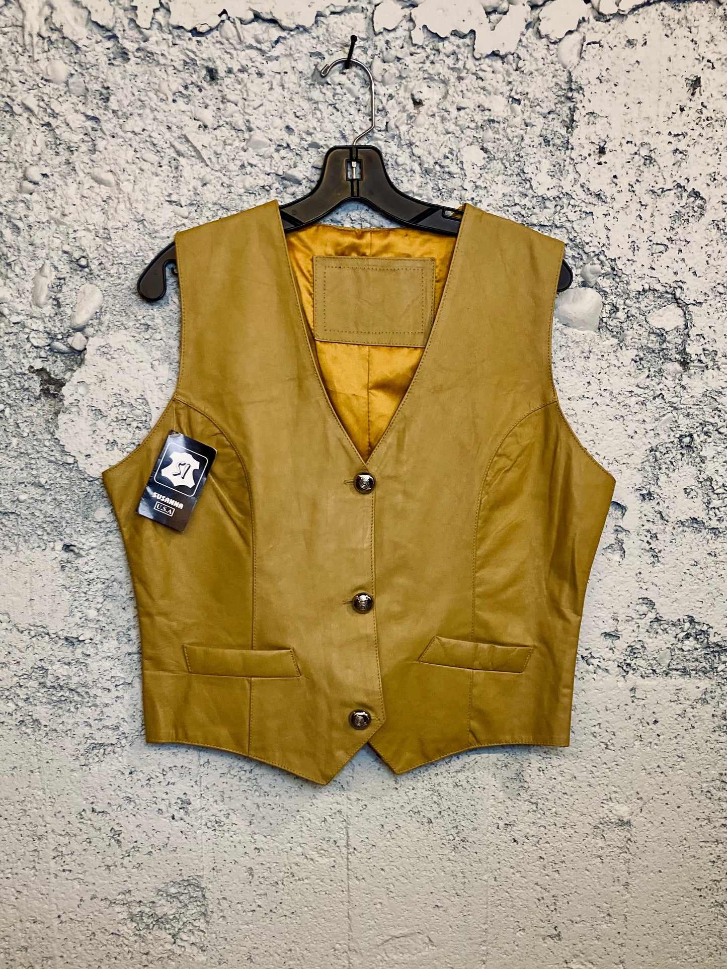 VTG Leather Deadstock Vest