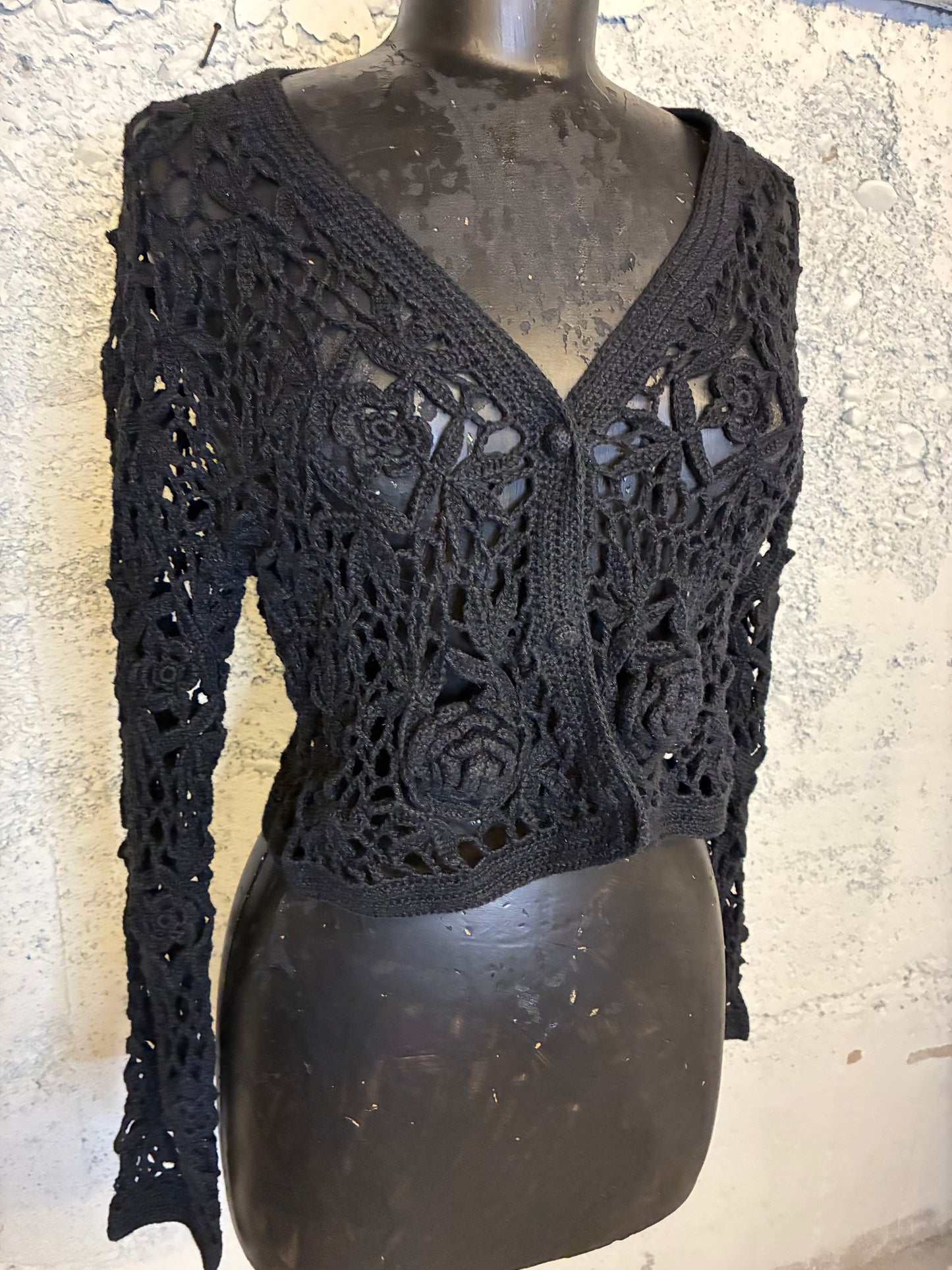 Contempo Crocheted Sweater