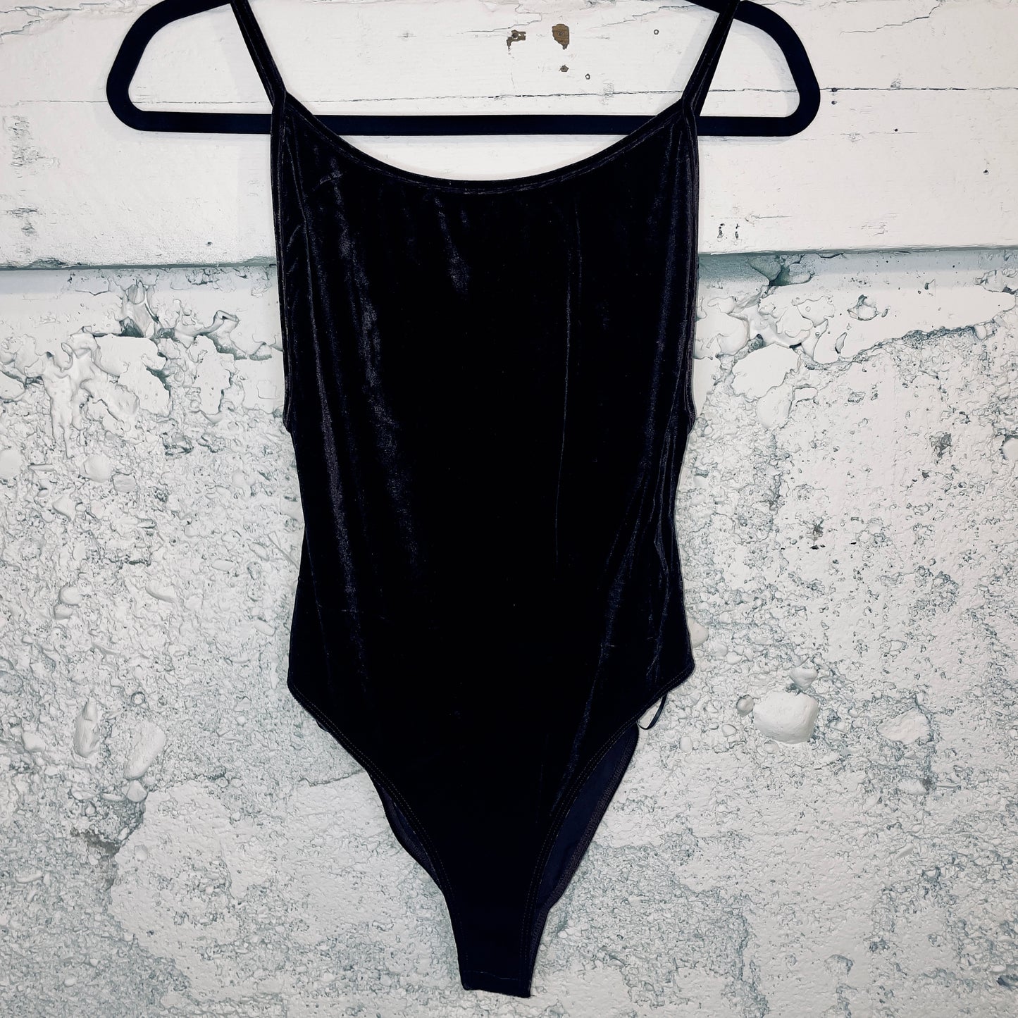 Brown Velvet Bodysuit